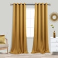 thumbnail image 1 of Cortinas KOUFALL Christmas Gold Luxury Blackout 275 cm, 2 unidades, 1 of 7