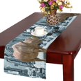 thumbnail image 1 of BSDHOME Rhinoceros in City Kitchen Dining Table Runner 14x72 inch, 1 of 4