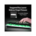 thumbnail image 3 of Keyboard And Mouse Set KM100 Mechanical Feel Keyboard   Gaming Mouse With Precise Tracking Colorful Backlight System For Immersive Gaming Splash-Proof And Durable Design Black,Black, 3 of 9
