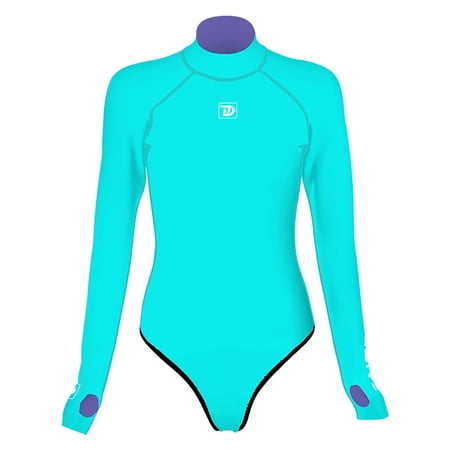 Trudive Openback Women s Long Sleeve Cheeky Bikini Cut Wetsuit