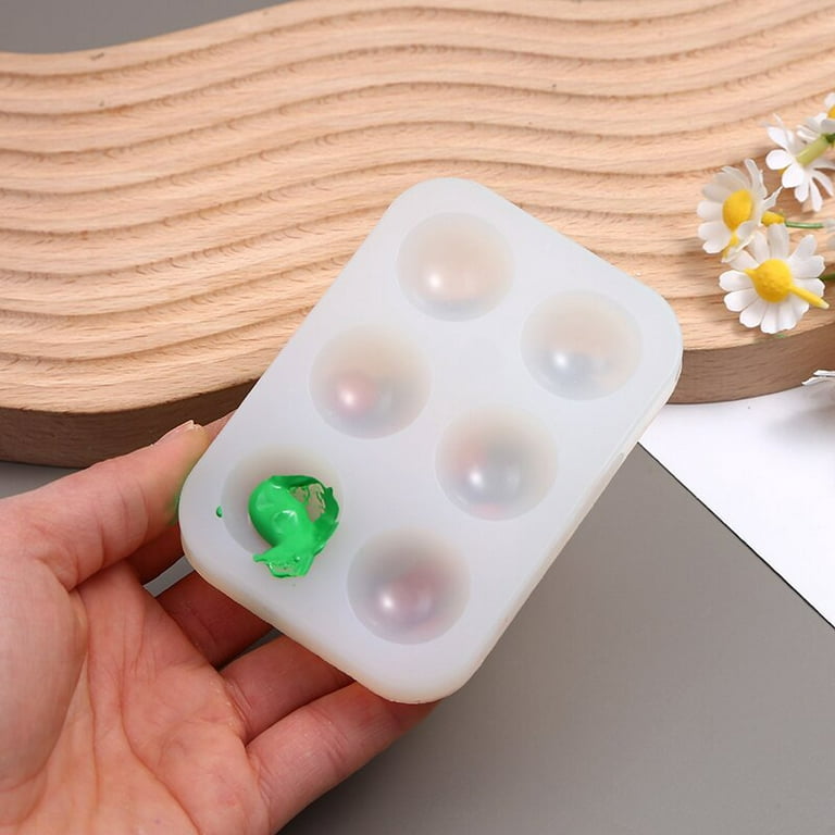 Watercolor Palette Painting Tray Small Painting Palette Tray Silicone Paint Tray Color Mixing Tray, Size: 10x7x1.5CM