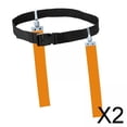 thumbnail image 1 of 2x Cinturón de Fútbol con Bandera, Etiqueta de Bandera de Rugby con Hebilla de Aire, Cinturón de Fútbol para Adultos, Accesorios para Jugadores 2 piezas, 1 of 8