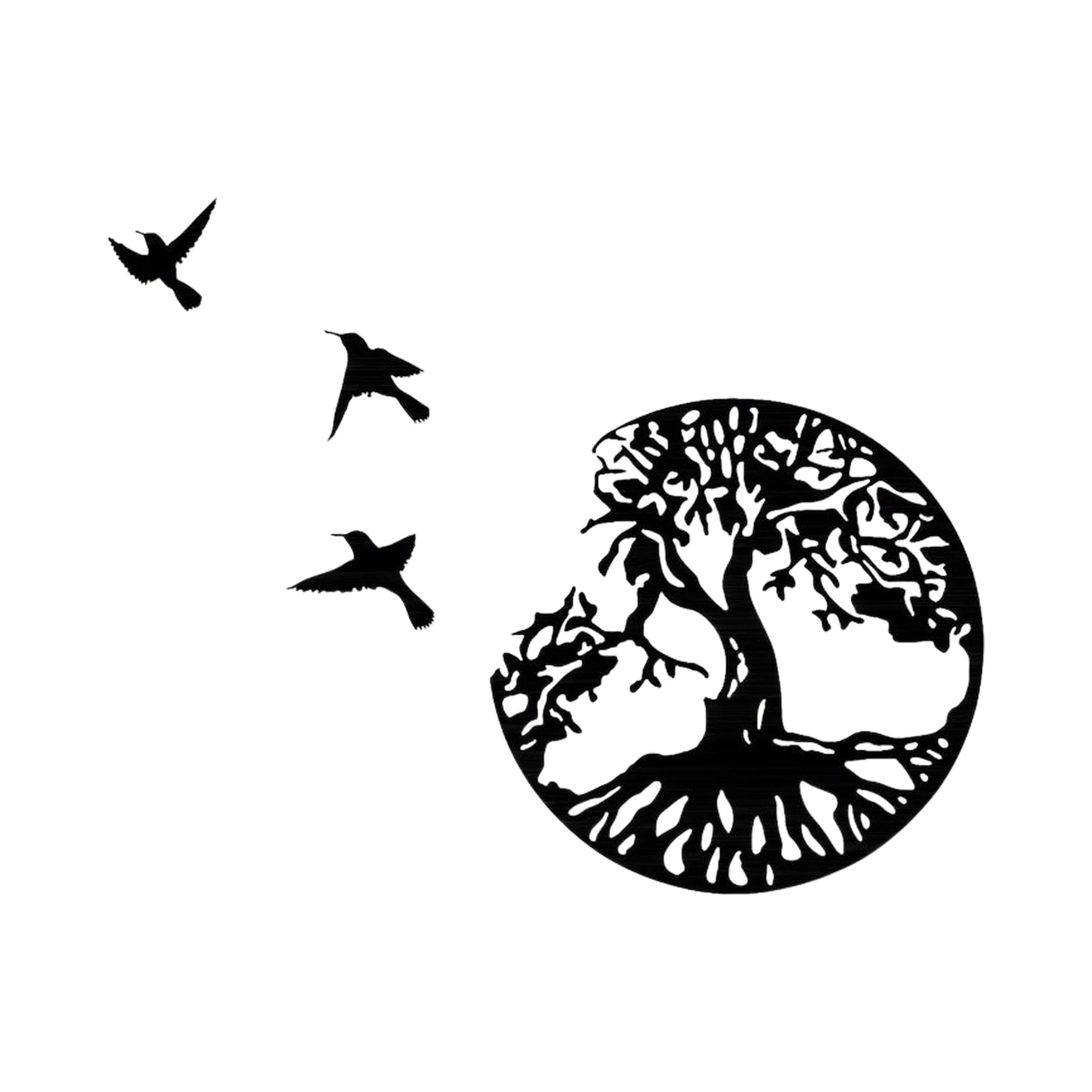 Ksruee Tree of Life Wall Art - Metal Tree of Life Wall Decor, 11.02in Tree  of Life & Birds Metal Wall Plaque, Metal Tree Pendant Decor for Home  Bedroom Living Room Kitchen -