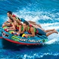 thumbnail image 4 of WOW Sports Giant Thriller Towable 1-4 Person Towable Tube for Boating, 4 of 6
