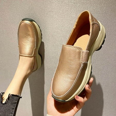 

Fjofpr Shoes Spring And Autumn Sponge Cake Women s Shoes With Slope Heels Hot