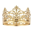 thumbnail image 2 of Joernso Cake Topper Realistic Looking Rust-proof Metal Crown Cake Topper Royal Themed Baby Shower Decoration for Home, 2 of 8