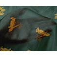 thumbnail image 4 of oneOone Silk Tabby Fabric Bird Block Print Fabric By Yard 42 Inch Wide, 4 of 4