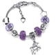 thumbnail image 1 of Pulsera ajustable ZHAOCHENG unicornio encantado cristal brillante 6.25 pulgadas morado, 1 of 4