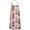 Pit Bull Terrier, variant on Dog with Woof and Bark Apron-Garden Aprons for Women with Pockets-Cotton Linen Waterproof Kitchen Cooking Gardening Aprons Adjustable for Kitchen,Cooking,BBQ and Salon 33x27 Inch