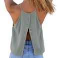 thumbnail image 2 of Sleeveless Solid Color Women Halter Casual Tank Tops Camisole, 2 of 6