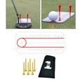 thumbnail image 3 of Espejo de alineación de colocación de de colocación, apoyos de entrenamiento de oscición portátiles, entrenador de práctica Macarena Entrenador de golf, 3 of 8