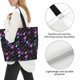 thumbnail image 3 of Disketp Colorful Guitar Bolsa Tote Estampada para Mujer, Bolso de Hombro y de Mano para Compras y Viajes, 3 of 8