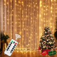 thumbnail image 2 of 3*3m 300 Led Rgb Twinkle Fairy colorido boda fiesta hogar Decoración Navidad Led guirnalda ventana cortina luces Led oso de fresa Hogar, 2 of 5