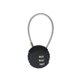 thumbnail image 1 of Combination Lock, 3 Digit Combination Padlock Code Lock With Wire Rope Waterproof Padlock Cable Locks Cable Luggage 2 Pcs, 1 of 5