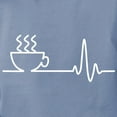 thumbnail image 3 of CafePress - Coffee Heartbeat T Shirt - Womens Comfort Colors® Shirt, 3 of 4