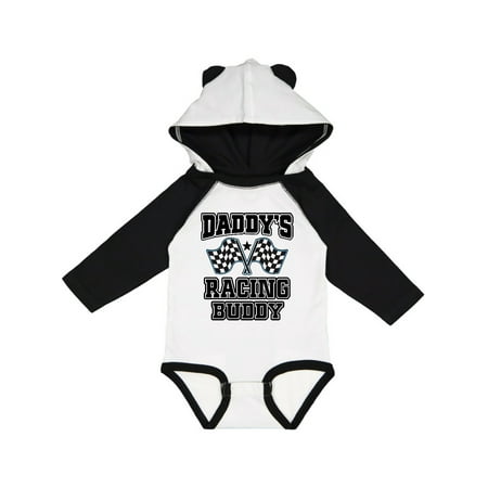 

Inktastic Daddys Racing Buddy Car Flags Gift Baby Boy or Baby Girl Long Sleeve Bodysuit
