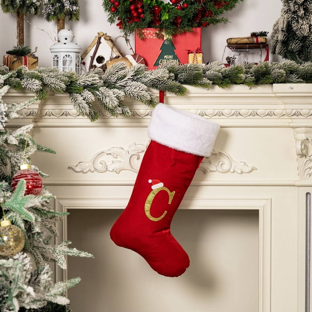 Décorations de Noël Rouges Chaussettes en Velours Doré Haut de Gamme Lettres DIY Nom Chaussettes de Noël Chaussettes Maman Assortiment de Cartes d'Anniversaire 3d Pack de Variété d'Anniversaire Cartes de la Saint-Valentin pour Mari Jolies Cartes à Notes Saint-Valentin