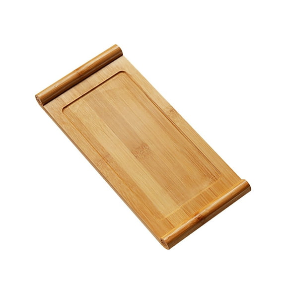 Tray Dinner Food Tea Stand Mini Bamboo Coffee Table Decorations Serving Plate Holder Teaware
