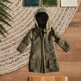 thumbnail image 1 of Figuras de acción a escala 1/12, chaqueta para exteriores, accesorio para muñeca, modelo en miniatura de moda, figura femenina de 6 pulgadas, disfraz, verde, 1 of 8