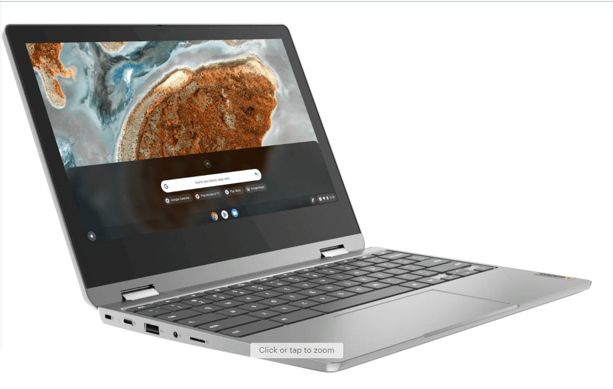 Lenovo - Flex 3 11" 2-in-1 Chrome OS Laptop - Mediatek MT8183 - 4GB Memory - 32GB eMMC - LCD-IPS-Wireless-AC- Grey