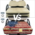 thumbnail image 5 of SEANATIVE Golf Cart Seat Covers for 2 Person Seats, Suitable for Yamaha, EZGO, Club Cars, Comfortable Non-Slip Club Car Seat Cover Protector for Patriotic Decor, American Flag, 5 of 7