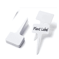 thumbnail image 1 of JM 100 piezas de etiquetas de plantas de plástico, etiquetas de plantas en forma de T, etiquetas de jardín, etiquetas de jardín, etiquetas de plantas impermeables para jardín al aire libre, etiquetas de nombres de plantas, etiquetas de semillas, postes de identificación de plantas JM, 1 of 5