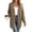 Brown, variant on Giftesty Women's Open Front Knit Cardigan, Long Sleeve Solid Color Loose Long Cardigan Coat with Pockets Casual Outerwear