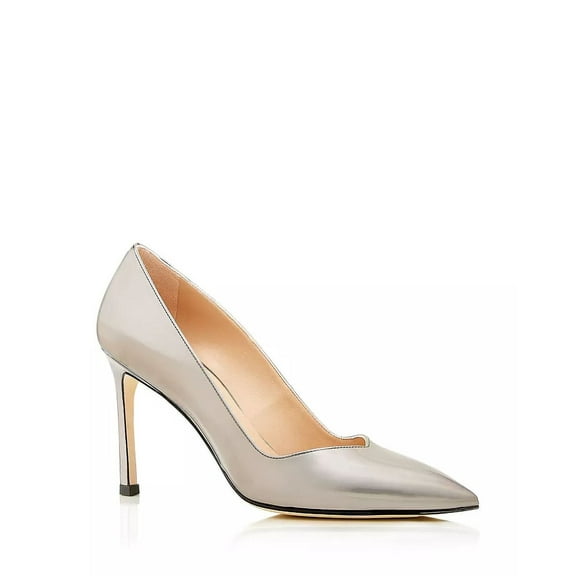 Stuart Weitzman Women's Anny Pointed Toe Mid Heel Pumps - 39.5