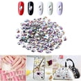 thumbnail image 1 of 5 uds. Precioso arte de uñas Rhinestone AB colorido DIY manicura decoración encanto Ygjytge Cuidado Belleza, 1 of 5