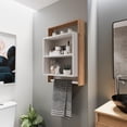 thumbnail image 3 of Organizador Estanteria Flotante Dakota Color Duna Blanco cafe, 3 of 8