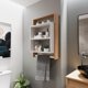 thumbnail image 3 of Organizador Estanteria Flotante Dakota Color Duna Blanco cafe, 3 of 8