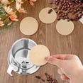 thumbnail image 5 of Monebena  500 PCS Percolator Coffee Filters Replacement Paper Round Coffee Filter Paper Unbleached Coffee Filters Espresso Coffee Filter Accessories Disposable Paper Filters for Tea Coffee Filters, 5 of 7