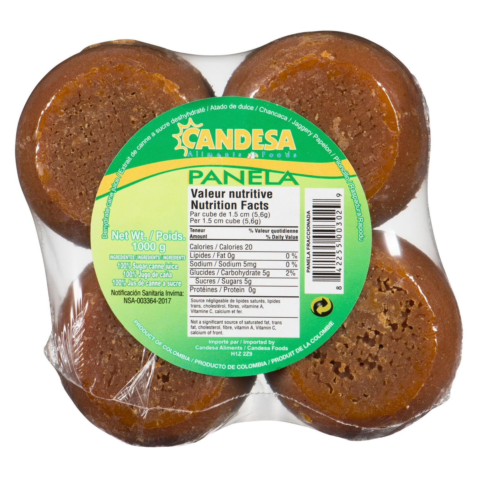 Candesa Panela Sugar Cane Juice, 1 kg