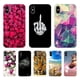 thumbnail image 2 of Funda de silicona blanda pintada para iphone, carcasa trasera de TPU, a prueba de golpes, para x, xs, max, xr Fivean unisex, 2 of 2