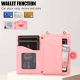 thumbnail image 2 of ELEHOLD Luxury Wallet Case for Samsung Galaxy Z Flip 5 with Card Holders Magnetic Closure Kickstand Function Shockproof Purse Case with Detachable Crossbody Shoulder Strap for Women Girls,Rosegold, 2 of 9