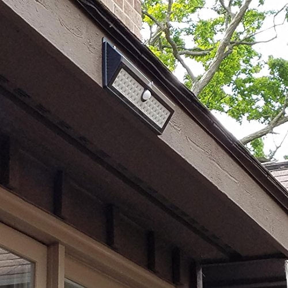 Solar Garden Lights 44 Bright LEDs Outdoor Motion Sensor Lights Waterproof and Wireless for Garden Path, Backyard Lighting, Motion Security Lights, Driveway, Stairs, Fence, Deck