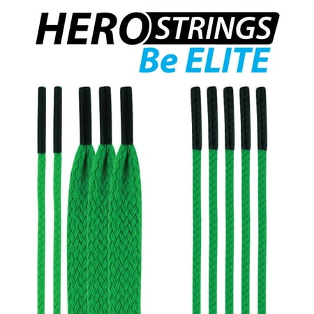 (1-Pack) Lacrosse HeroStrings Pro Stringing Kit Kelly Green HM-Strings-KlyGrn-1P By East Coast Dyes Ship from
