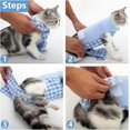 thumbnail image 4 of Cats Recovery Suit for After Surgery Protecting Anti-Licking Wound Clothes for Kitten Professional Cat Recovery Suit Pet Wear E-Collar Substitute, 4 of 4