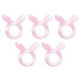 thumbnail image 2 of 5 Uds Juguetes para la Dentición del bebé Conejito Pulsera de Silicona Suave Juguetes para la Dentición Forma de Anillo Pulseras de Oreja de Conejo Puede Prevenir el Crecimiento ANGGREK Otros, 2 of 8