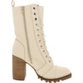 thumbnail image 2 of Dolce Vita Womens Ayleen Leather Zip Up Mid-Calf Boots, 2 of 3