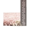 thumbnail image 4 of Unique Loom Ruth Trellis Shag Rug ,Rectangle,4' 1" x 6' 1" Light Pink Modern Trellis Living Room Bed Room Dining Room, 4 of 5