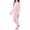 Pink, variant on EnJoCho Kids Thermal Underwear Set Winter Boys Girls Warm Long Sleeve Pullover Shirt Pants Cozy Soft Cotton 2 Piece Base Layer Cold Weather Gear Thermal Wear