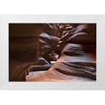 thumbnail image 3 of Larry Malvin 18x13 White Modern Wood Framed Wall Art Titled - Upper Antelope V, 3 of 5