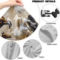 thumbnail image 7 of SCRAWLGOD Vintage Running Horse Print Beige Print Gaming Chair Cover with Armrest Cover, Universal Rotating Chair Cover Anti Slip Computer Chair Slipcovers Gaming Chair Protection with Elastic Band, 7 of 7