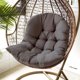 thumbnail image 1 of Cojín Colgante para Silla con Forma De Huevo, Cojín para Columpio para Interior/Exterior Grueso Cojines para Patio y Jardín Gris Sunnimix Cojín del asiento, 1 of 7