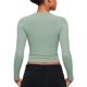 thumbnail image 2 of Remera CRZ YOGA Softembrace de Manga Larga Verde Talle Large, 2 of 6