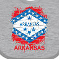 thumbnail image 4 of Inktastic Graffiti Arkansas State Flag Boys or Girls Baby Bib, 4 of 4