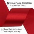 thumbnail image 2 of Bwiyojiz Christmas Decorations Home Decor 300ft Deep Red Solid Satin Ribbon, Christmas Gifts, Red, 2 of 4