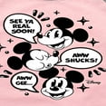 thumbnail image 3 of Disney - Mickey Mouse - See Ya Soon!, Aww Shucks!, Aww Gee - Toddler & Youth Girls Raglan Graphic T-Shirt, 3 of 5