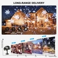 thumbnail image 3 of GALAPROX Christmas Snowflake Light Projector Outdoor, 2025 Upgraded Brightness Snowfall Spotlight Lamp with Remote, 3 of 9